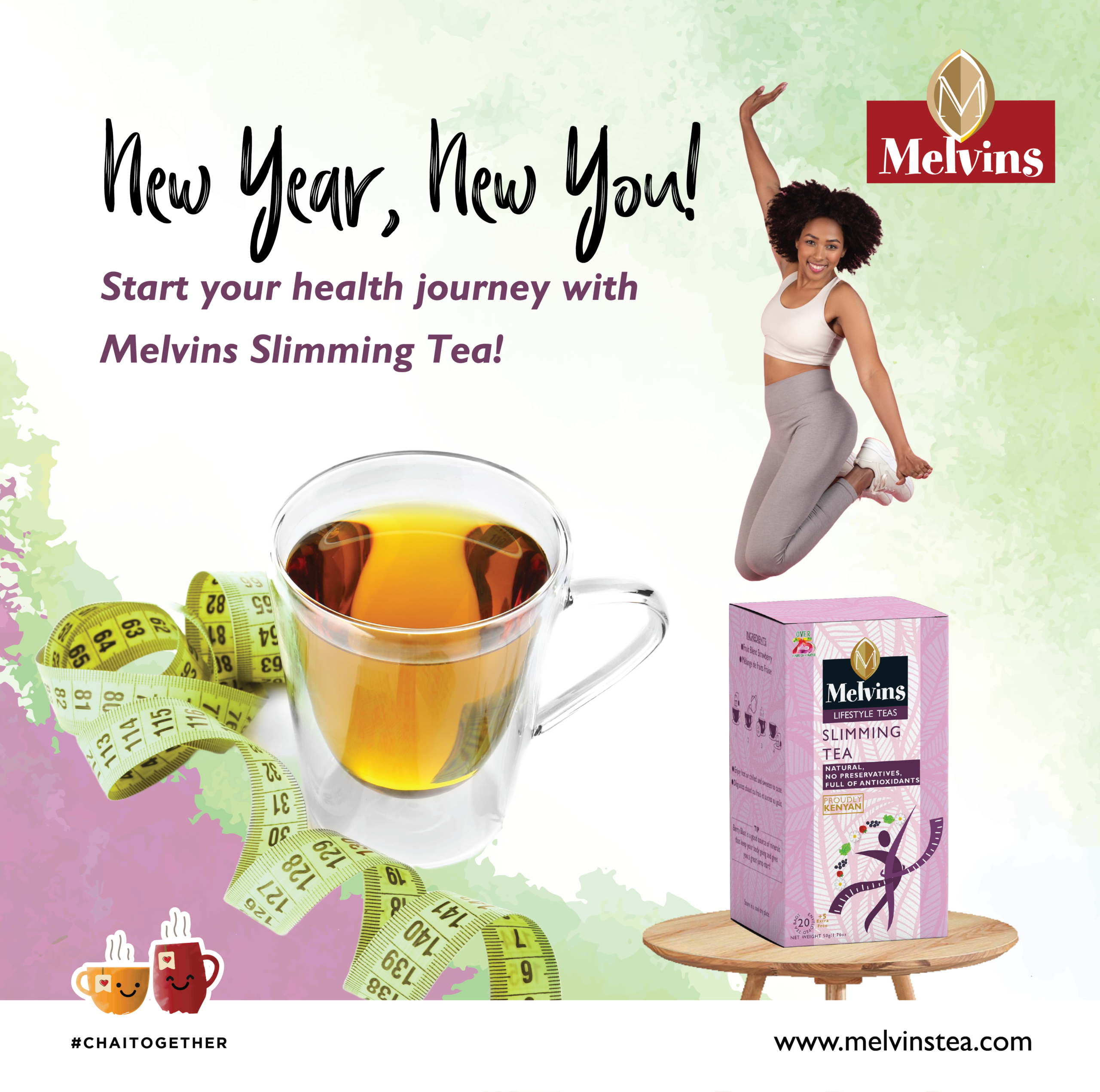 New Year, New You: Embrace Healthier Living with Melvins Slimming and Detox Teas